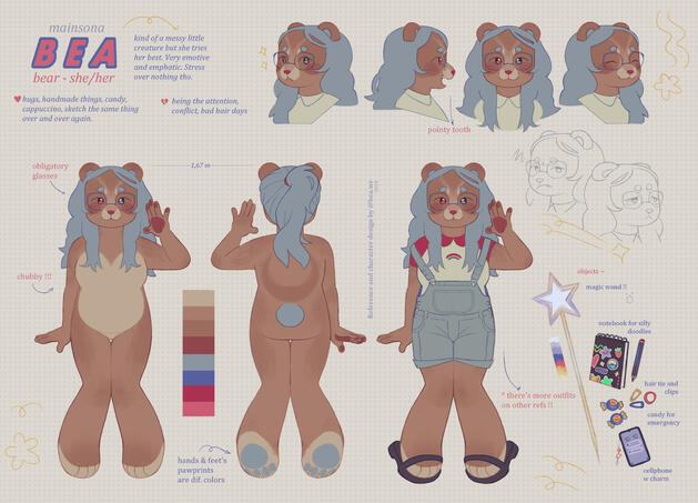 ✧ 3 fullbodys (ex: front, back and one with clothes), some info, 5 extra objects and headshots ╰┈➤ 60 USD/ 300R$