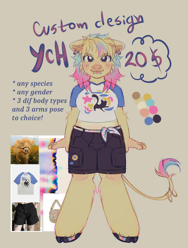 ╰┈➤ 15 USD/ 75R$ ✧Any species ✧Any gender